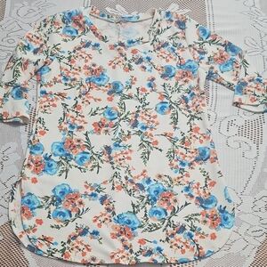 Floral Print Women's Tunic